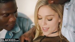 Passionate woman Kali Rose fucked by six black men
