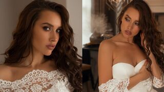 A hot bride changed her mind about marriage and ran away