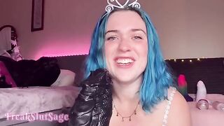 The ass of a slut is destroyed by an anal machine in this filthy amateur video