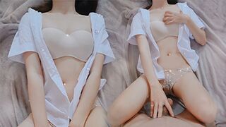 Skinny Thai teen SSKOK16 gets her pussy railed in romantic and hard sex