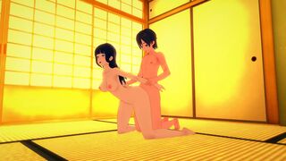 Hinata Hyuga is shy and she gets fucked by classmate