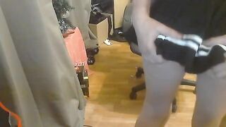 Schoolgirl fucks with her boyfriend at home in this steamy homemade video