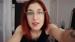 Trish Collins shows off her new sexy underwear on camera