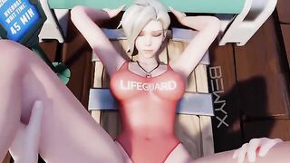 Overwatch's Mercy gets a new animated sex scene in missionary position