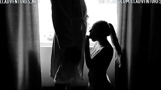 Quarantine sex with an amateur couple getting fucked hard
