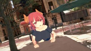 Kobayashi girl agrees to meet a mysterious and invisible companion