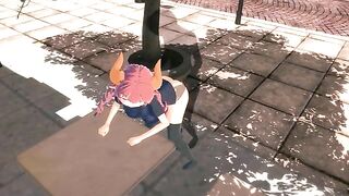 Kobayashi girl agrees to meet a mysterious and invisible companion