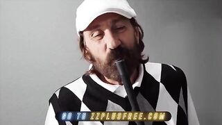Tricky stepdad Steve Holmes taught cute Katie Kush to golf for sex