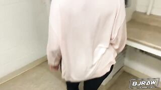 Siri Dahl gets her pussy and mouth full of cum on BJRAW