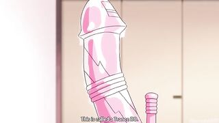 Horny girl from the world of Hentai gets her pussy railed by two dudes
