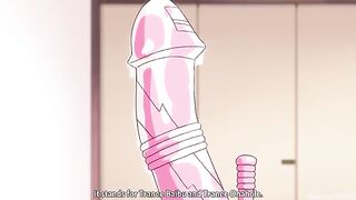 Horny girl from the world of Hentai gets her pussy railed by two dudes