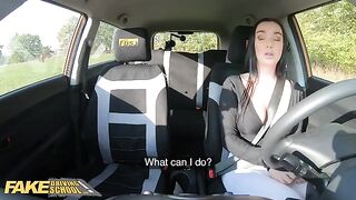 Pervert instructor cheats on wife with student in a car