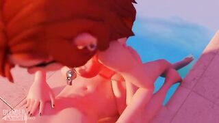Wendy confesses her love for Dipper and gets intimate by the pool