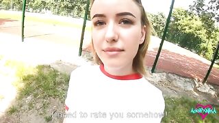 A girl gets fucked by a teacher to get good mark