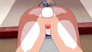Rebecca Bluegarden gets fucked in Edens Zero anime style