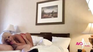 Brandi Bae shakes big ass for lucky fan’s hard cock