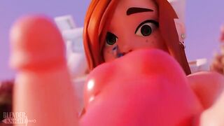 Wendy Corduroy 3D sound version - Gravity Falls themed anime action