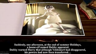 The Nasty Harry Potter meets Ginni, the sexy sister in a 3D hentai scene