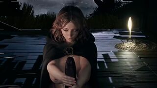 Melina is getting fucked hard by a big black cock in this hot animation