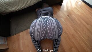 She is stuck again and her stepbrother has to help her