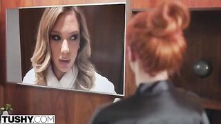 A hot mom gets involved in a steamy situation with two guys