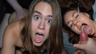 The sluttiest teen gets fucked without any mercy by a huge dick