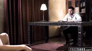 Charlotte convinces her sex therapist to have rough sex