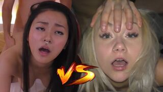 Who is better in hardcore sex, Rae Lil Black or Marilyn Sugar? Watch and decide!