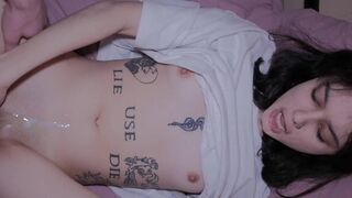 A man came to the house and fucked an innocent cute girl