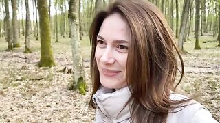 The wife had sex with a forester while her husband was at work in the wood