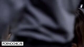 An amazing orgy with two hot pornstars, Claire Castel and Lana Rhoades
