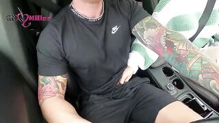 My slutty wife gave me a blowjob while driving!