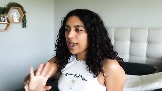 Bitch caught her stepbrother wanking her perfect pussy
