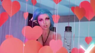 Only anal action with kinky Jinx Valentine in this one