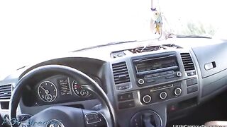 A guy picked up a girl in his car and fucked her there