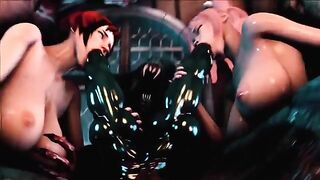 Hentai 3D uncensored Full Moon 2 Gangbang, intense double penetration action await