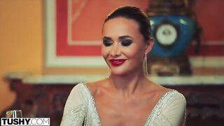 TUSHY Venera gets her ass gapped by horny fuckers in HD