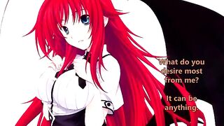 Rias Gremory welcomes her new servant - hentai JOI