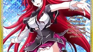 Rias Gremory welcomes her new servant - hentai JOI