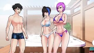 The game is a visual novel with interactive elements, where you make choices that affect the story. In this case, the story involves being trapped with goddesses, which fits perfectly with the theme of "Confinned Goddesses 3." As part of the gameplay, you