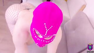 Amateur girl with a thick ass fucked hard in her ass hole