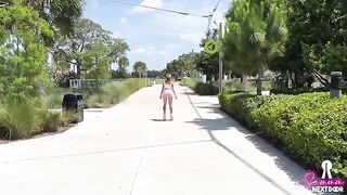 A girl on roller skates is getting fucked on cam by her boyfriend