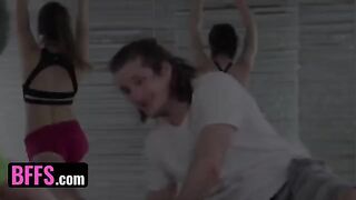 Yoga perv fucks his yoga instructor and classmates during a steamy session