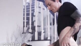 Owen Gray's intense finish with Charlotte Sartre's tight ass