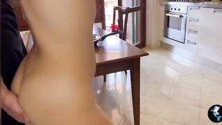 The Italian woman begged to finish with a squirt