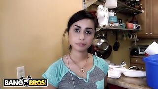 Latina maid Eva Saldana gets her client’s cock polished