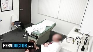 The girl is not insured, so she pays the doctor with her pussy