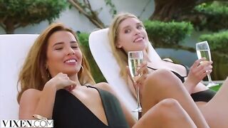 A dream foursome with Agatha, Freya, and Lika, brought to life by Vixen