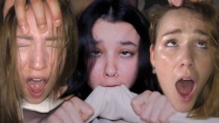 Cute teen girls love it ROUGH in this intense compilation