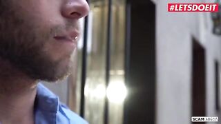 Two hot babes Abella Danger and Zoe Monroe seducing a jail guard